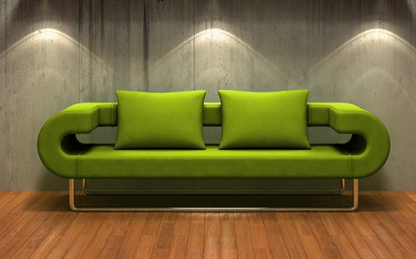 Bọc ghế sofa với gam màu sáng